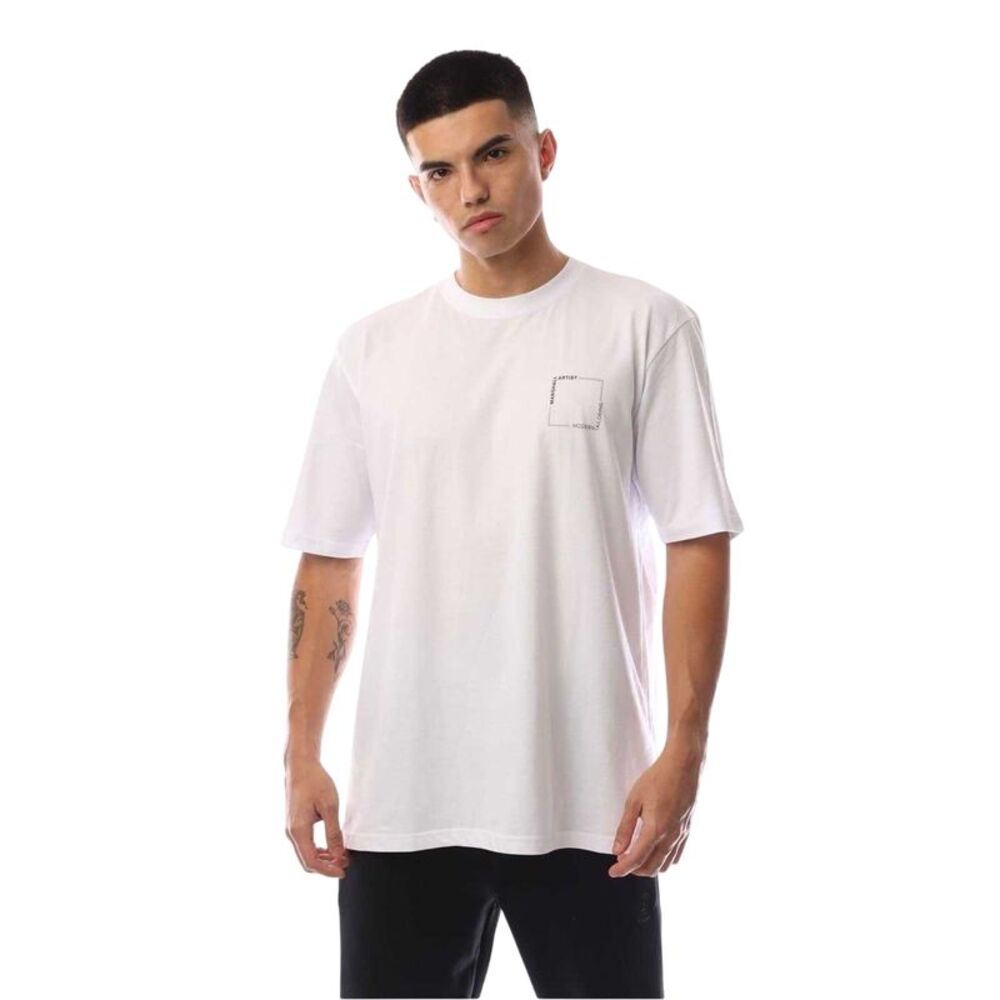 Marshall Artist Mens Chevron Logo T-Shirt / White